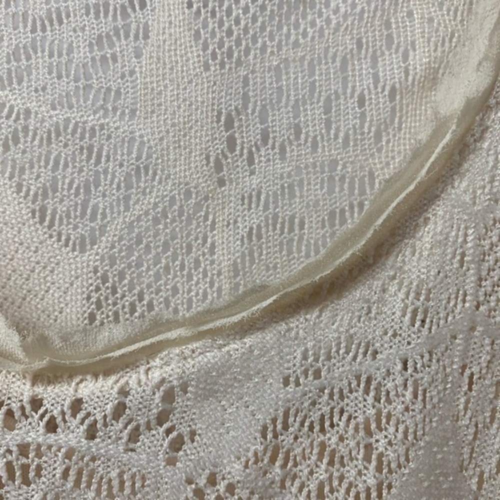 Vera Wang lace summer dress sz X Sm. Light weight. 100% polyester (D-12) - Picture 4 of 6